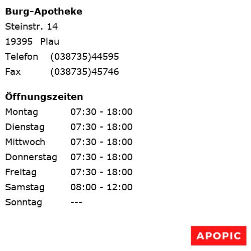 Bild von Burg-Apotheke in Plau