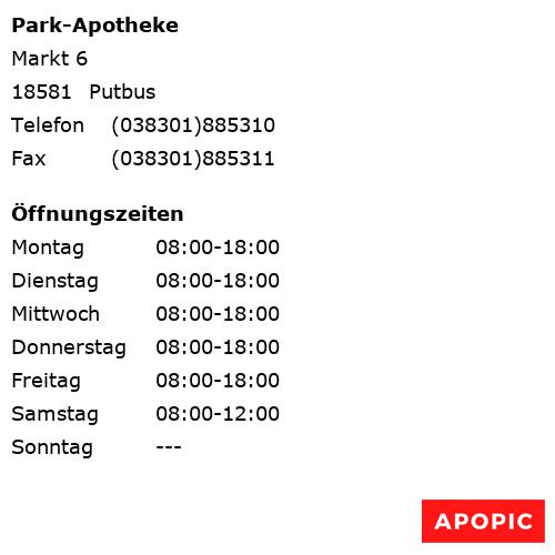 Bild von Park-Apotheke in Putbus