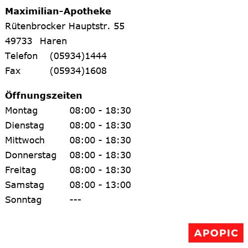 Bild von Maximilian-Apotheke in Haren