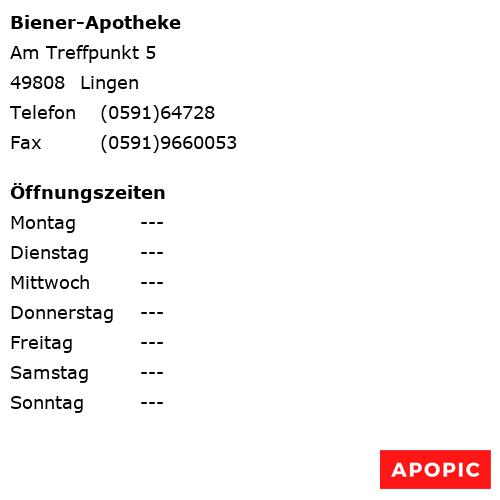 Bild von Biener-Apotheke in Lingen
