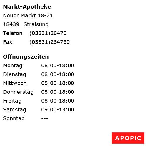 Bild von Markt-Apotheke in Stralsund