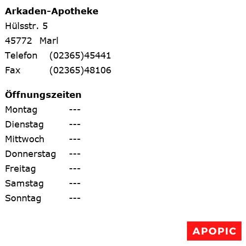 Bild von Arkaden-Apotheke in Marl