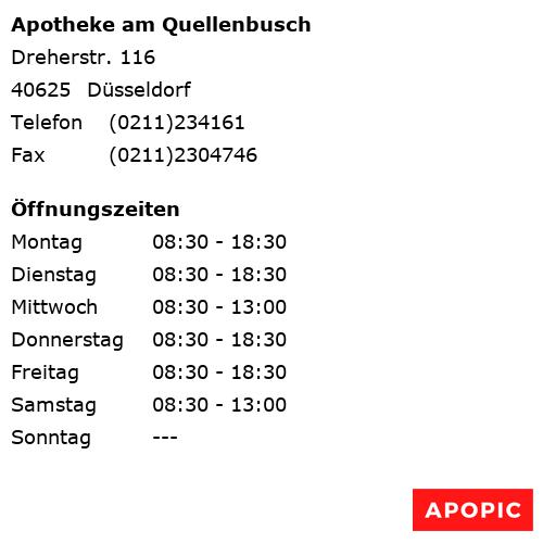 Bild von Apotheke am Quellenbusch in Düsseldorf