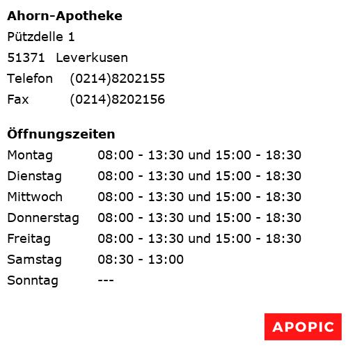 Bild von Ahorn-Apotheke in Leverkusen