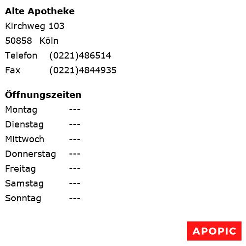 Bild von Alte Apotheke in Köln