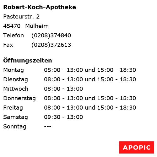Bild von Robert-Koch-Apotheke in Mülheim