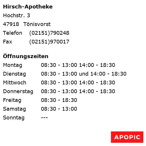 Bild von Hirsch-Apotheke in Tönisvorst