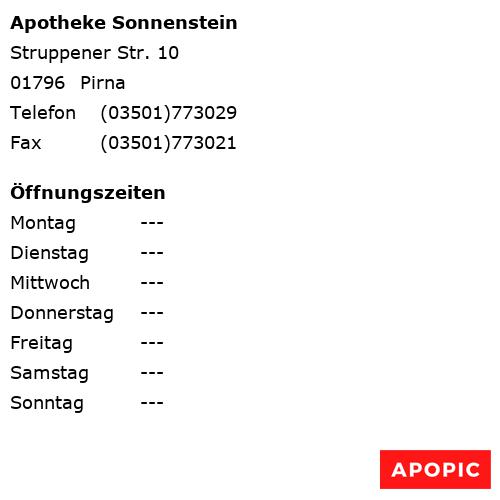 Bild von Apotheke Sonnenstein in Pirna