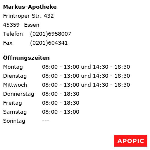 Bild von Markus-Apotheke in Essen