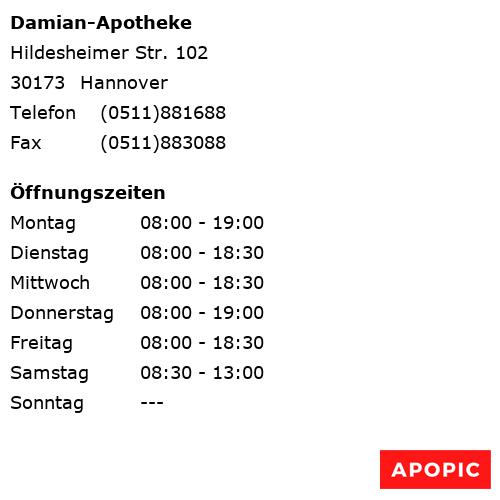 Bild von Damian-Apotheke in Hannover