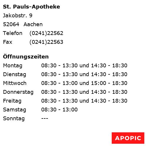 Bild von St. Pauls-Apotheke in Aachen