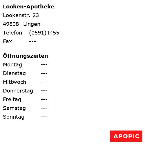 Bild von Looken-Apotheke in Lingen