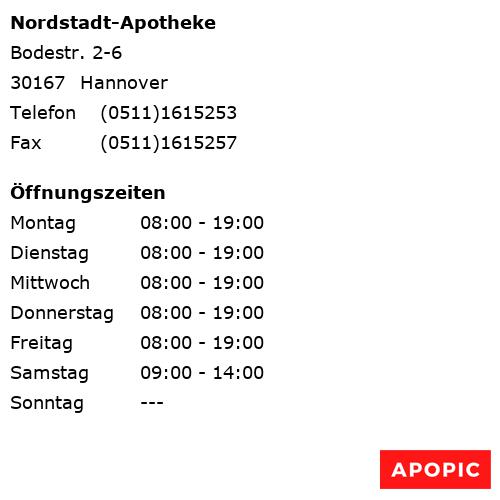 Bild von Nordstadt-Apotheke in Hannover