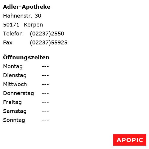 Bild von Adler-Apotheke in Kerpen