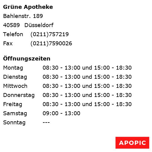 Bild von Grüne Apotheke in Düsseldorf