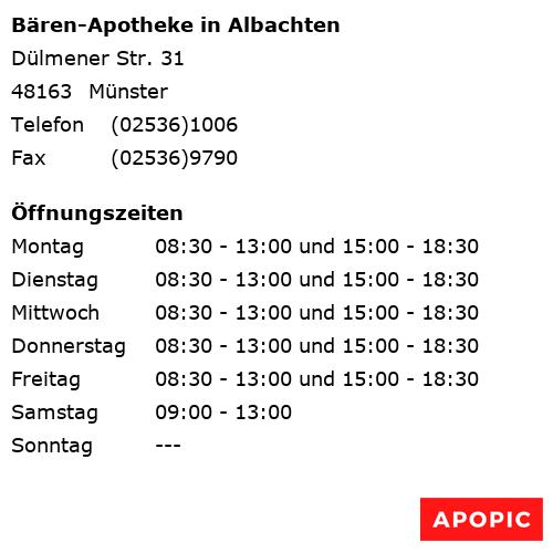Bild von Bären-Apotheke in Albachten in Münster