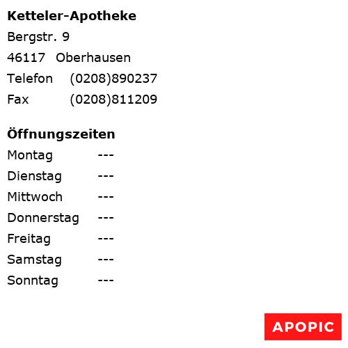 Bild von Ketteler-Apotheke in Oberhausen