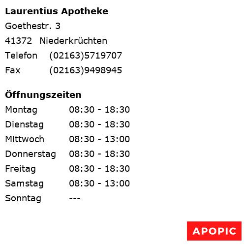 Bild von Laurentius Apotheke in Niederkrüchten