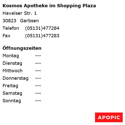Bild von Kosmos Apotheke im Shopping Plaza in Garbsen