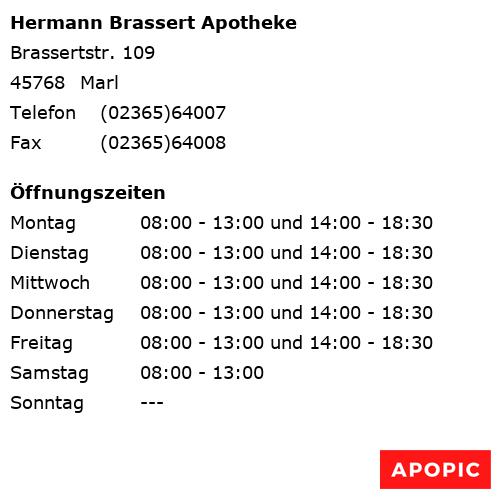 Bild von Hermann Brassert Apotheke in Marl