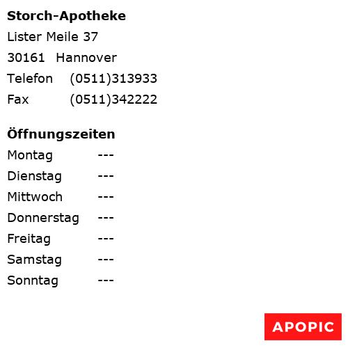 Bild von Storch-Apotheke in Hannover