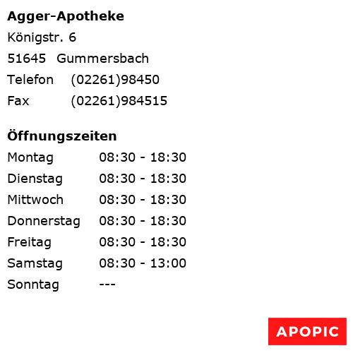 Bild von Agger-Apotheke in Gummersbach