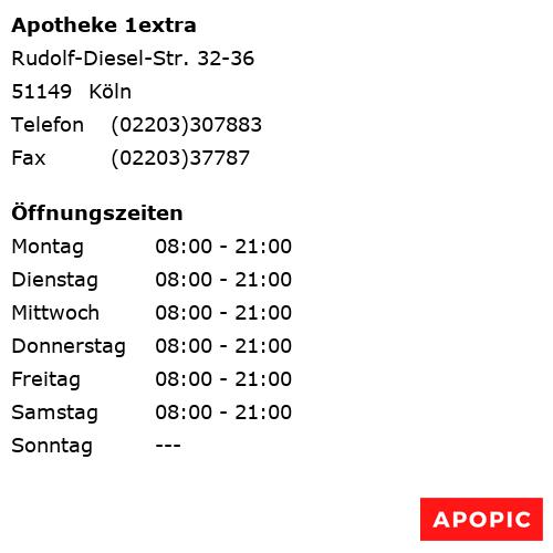 Bild von Apotheke 1extra in Köln