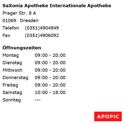 Bild von SaXonia Apotheke Internationale Apotheke in Dresden