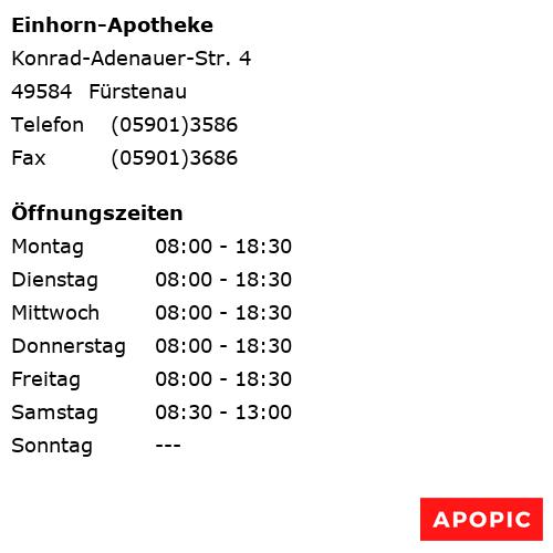 Bild von Einhorn-Apotheke in Fürstenau