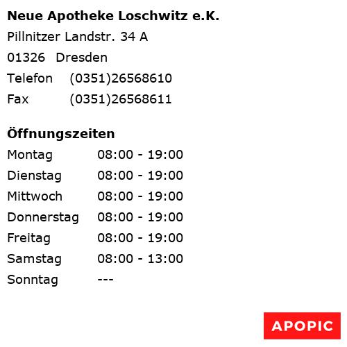 Bild von Neue Apotheke Loschwitz e.K. in Dresden