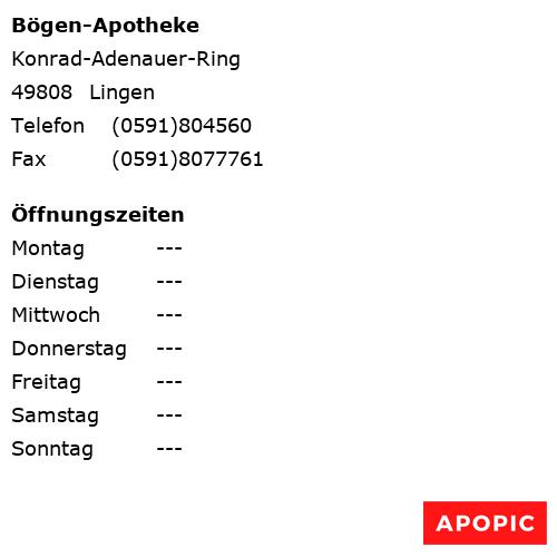 Bild von Bögen-Apotheke in Lingen