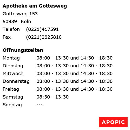 Bild von Apotheke am Gottesweg in Köln