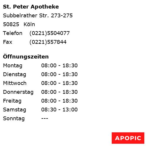 Bild von St. Peter Apotheke in Köln