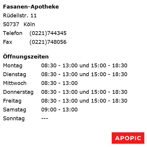 Bild von Fasanen-Apotheke in Köln
