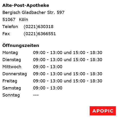 Bild von Alte-Post-Apotheke in Köln