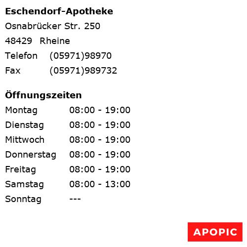 Bild von Eschendorf-Apotheke in Rheine