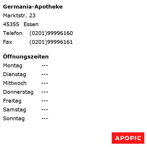 Bild von Germania-Apotheke in Essen