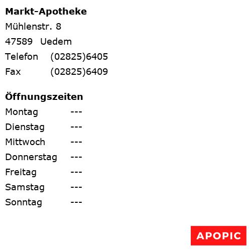 Bild von Markt-Apotheke in Uedem