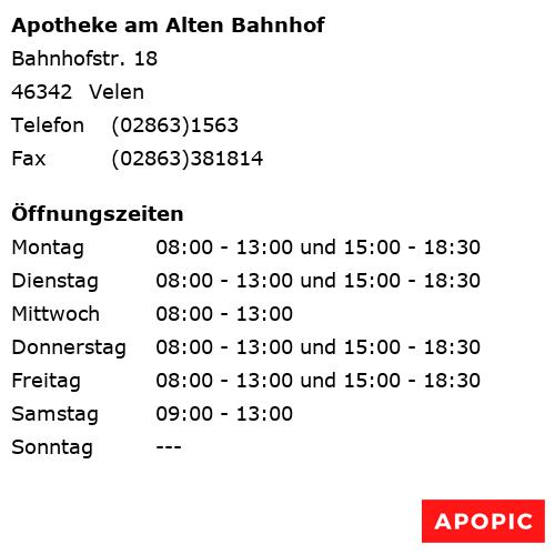 Bild von Apotheke am Alten Bahnhof in Velen