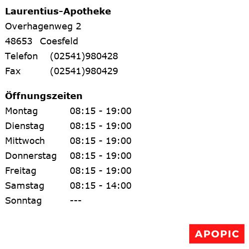 Bild von Laurentius-Apotheke in Coesfeld