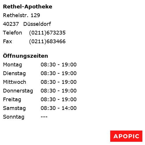 Bild von Rethel-Apotheke in Düsseldorf