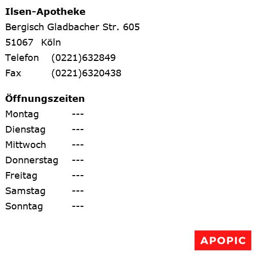 Bild von Ilsen-Apotheke in Köln