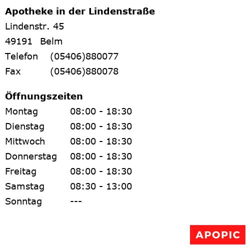 Bild von Apotheke in der Lindenstraße in Belm