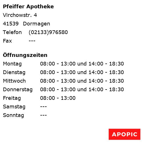 Bild von Pfeiffer Apotheke in Dormagen