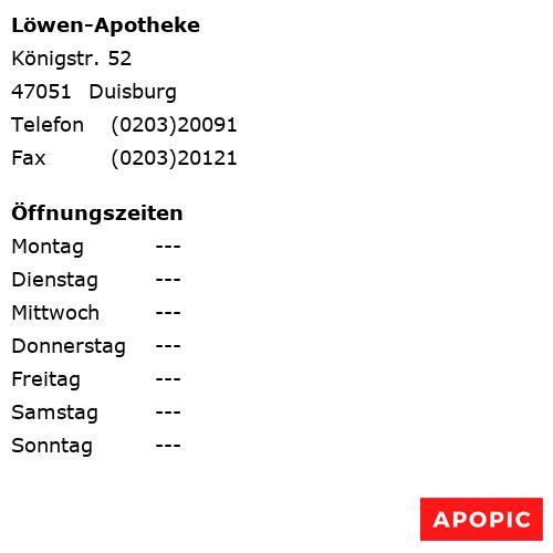 Bild von Löwen-Apotheke in Duisburg