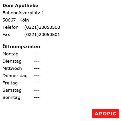 Bild von Dom Apotheke in Köln