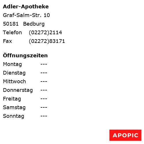 Bild von Adler-Apotheke in Bedburg