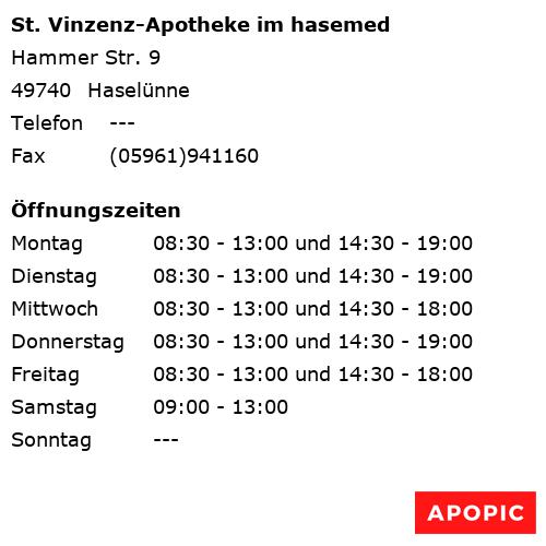 Bild von St. Vinzenz-Apotheke im hasemed in Haselünne