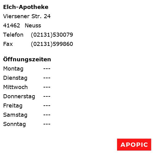 Bild von Elch-Apotheke in Neuss