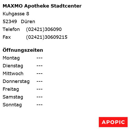 Bild von MAXMO Apotheke Stadtcenter in Düren